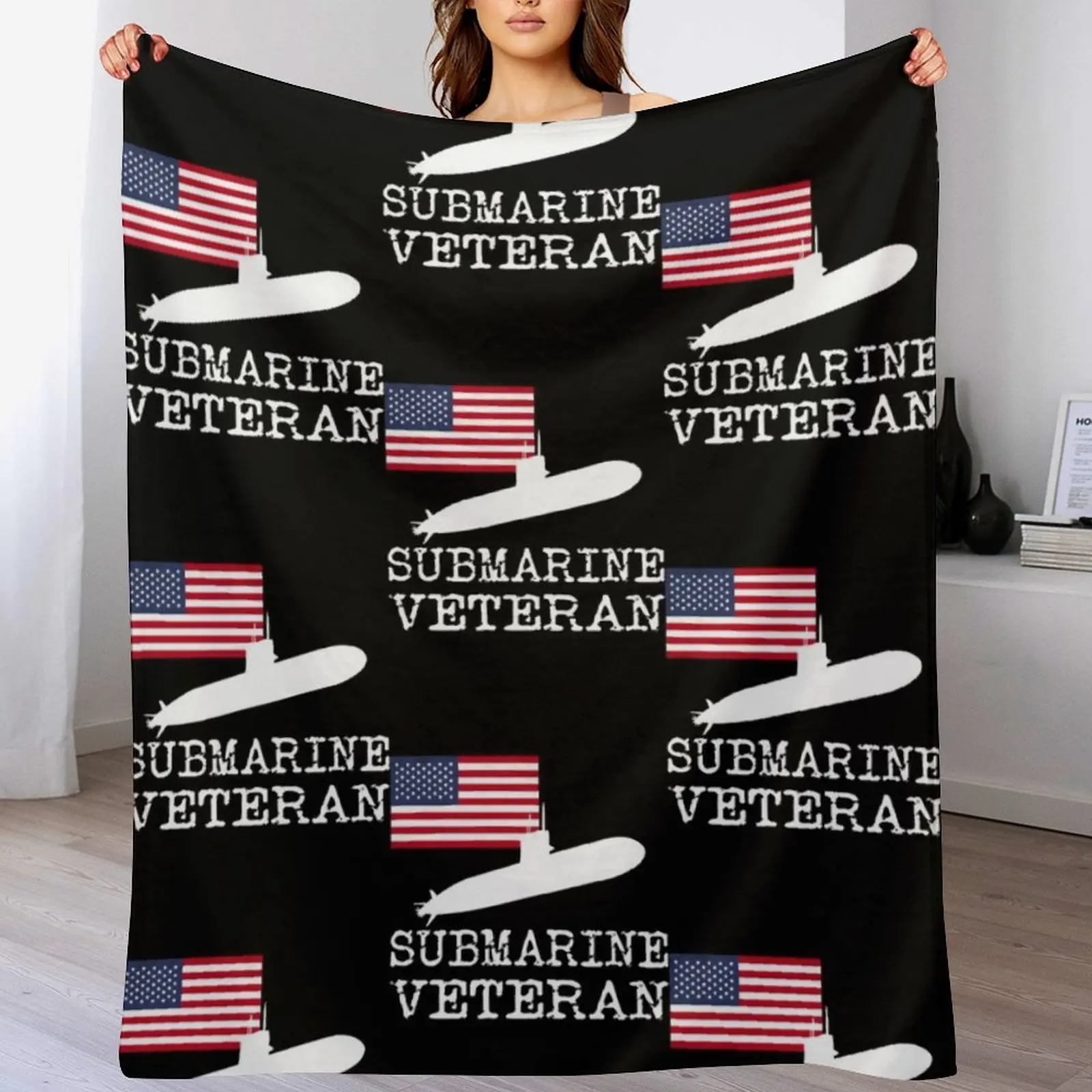 SUBMARINER Submarine Veteran Throw Blanket Blankets For Baby Cute Plaid Baby Blankets