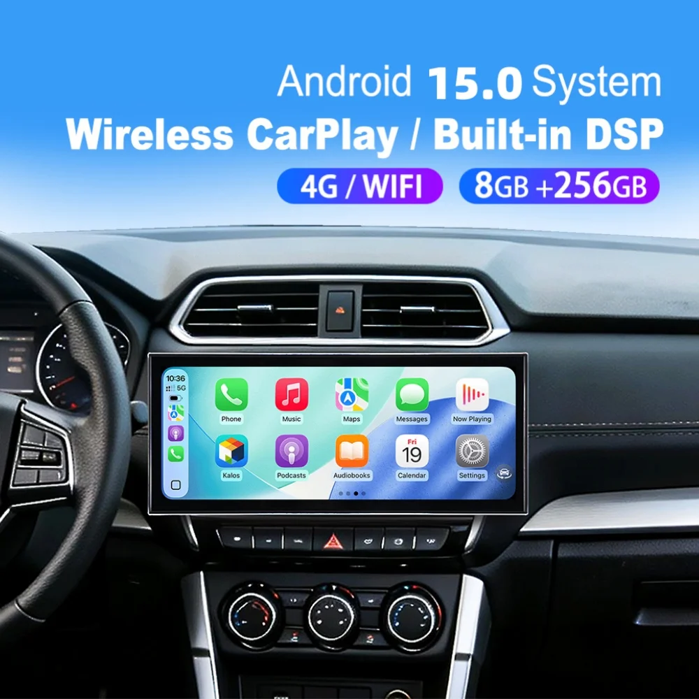 

15,8-дюймовый Android-экран с Qualcomm и Carplay, автомобильная магнитола для Suzuki Vitara 2022-2026, мультимедийный плеер, GPS-навигатор, головное устройство