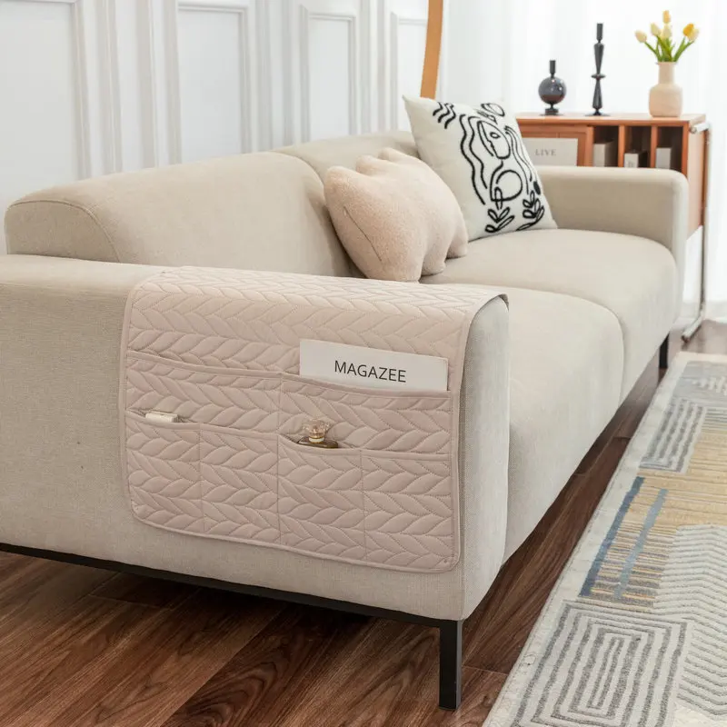 Sofa Armrest Organizer Pouch Sofa Cover Side Pockets For Storage Home Hanging Organizer Magazine Books Snacks Remote Control