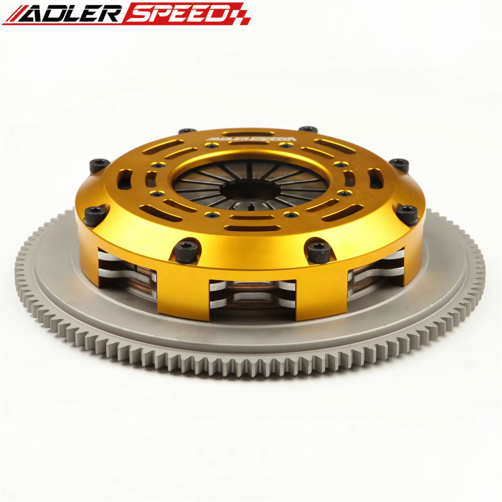 

ADLERSPEED RACING CLUTCH TWIN DISC KIT & FLYWHEEL For 93-97 Ford Probe For 93-03 Mazda MX-6 626 Mazdaspeed Protege Protege5 2.0L