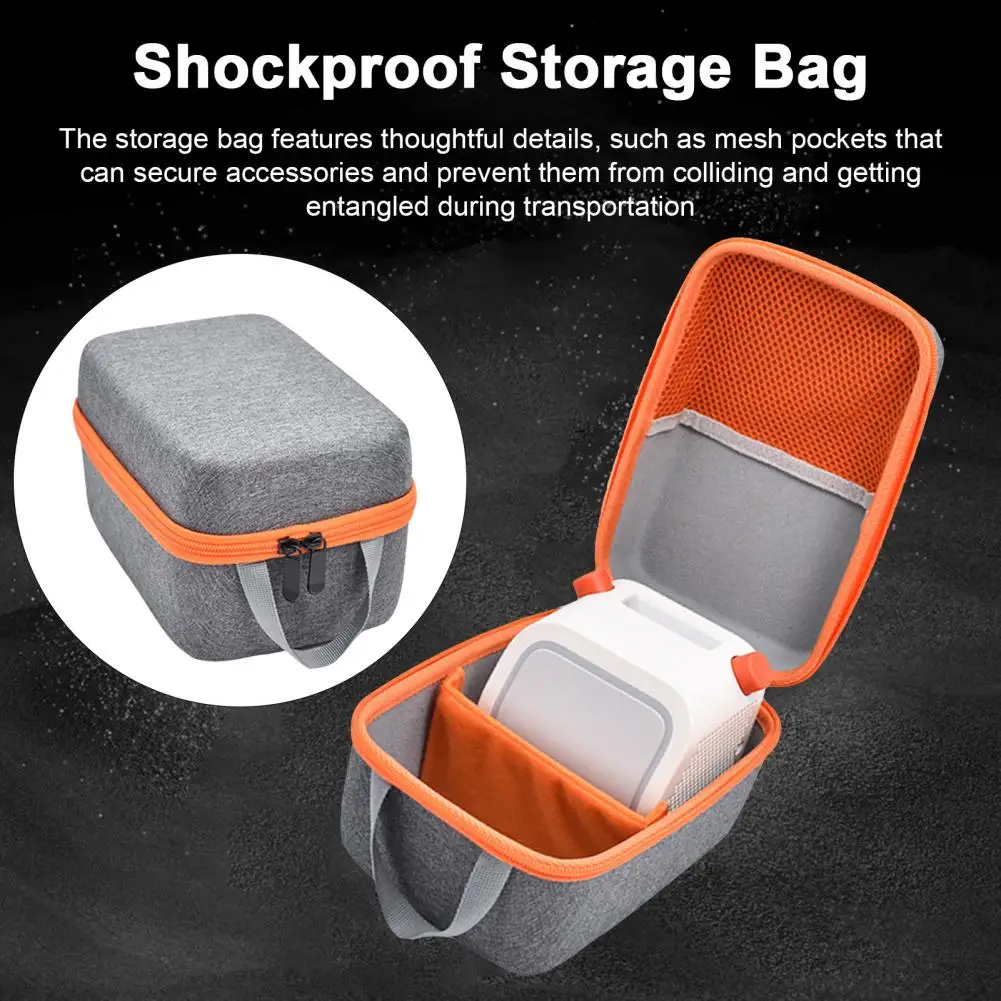 Shockproof Storage Bag Protective Hard Case for Yoto Playerkids Speaker Storage Bag with Zipper Closure Impact for Kids'