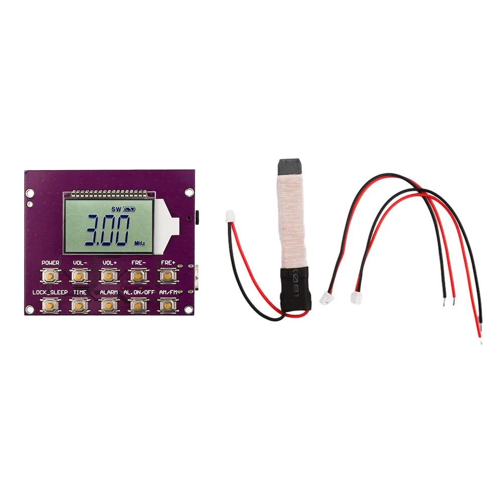 Imagem -05 - Módulo Receptor de Rádio fm Estéreo sem Fio Placa Estéreo Digital Pcb Display Lcd Kits Eletrônicos Faça Você Mesmo 87108mhz