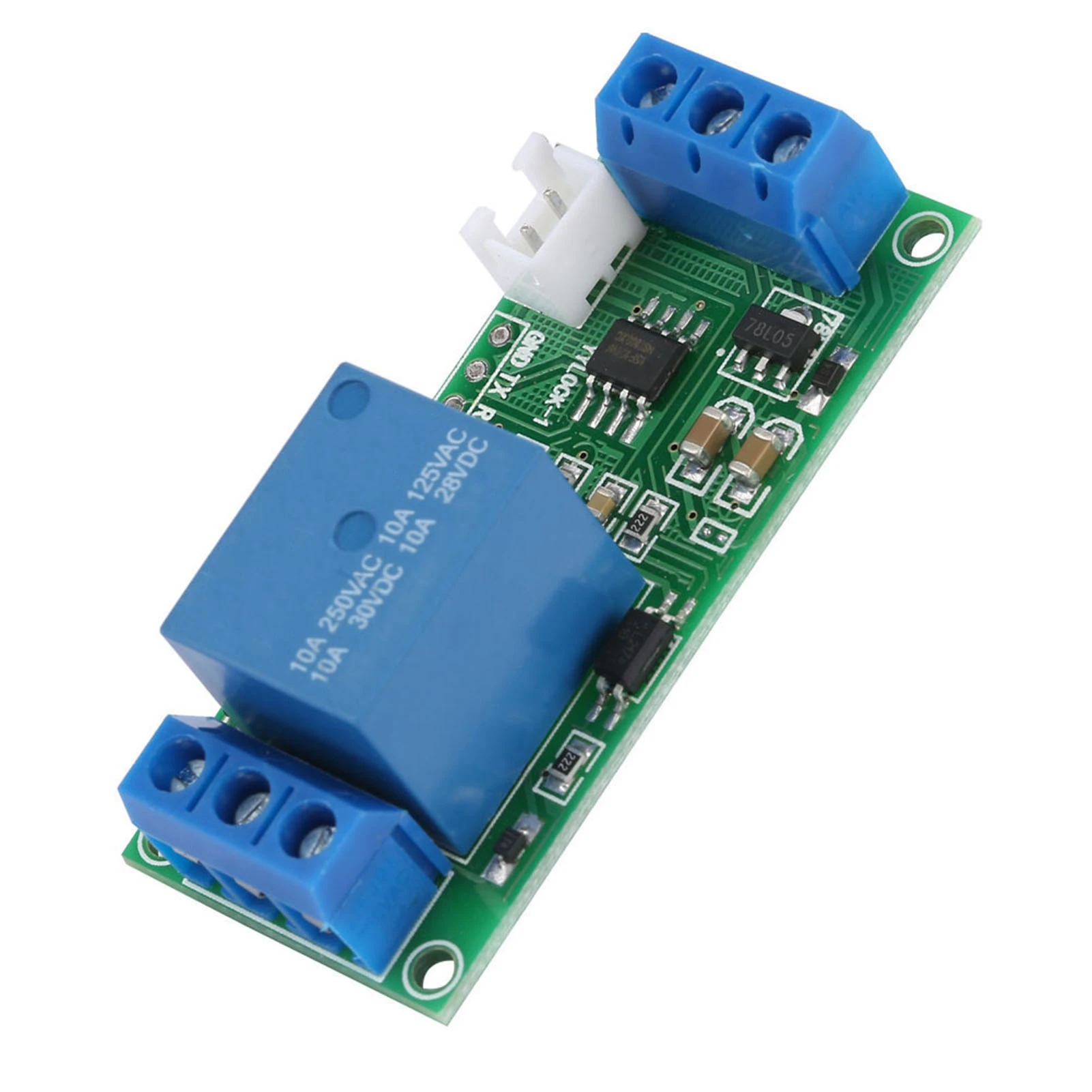 5V/12 V/ 24V Self Lock  High Level Trigger Relay Module One Button Start Stop Self Locking Self Locking Optocoupler