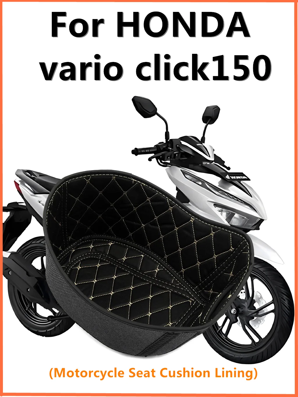 

For HONDA Click150 Motorcycle seat cushion waterproof lining Cushion storage cushion for seat bucket for Honda Vario/click150
