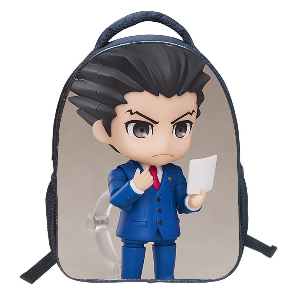 Ace Attorney Backpack Games School Bags Neutral Child Backpacks Children\'s School magic Bag mans