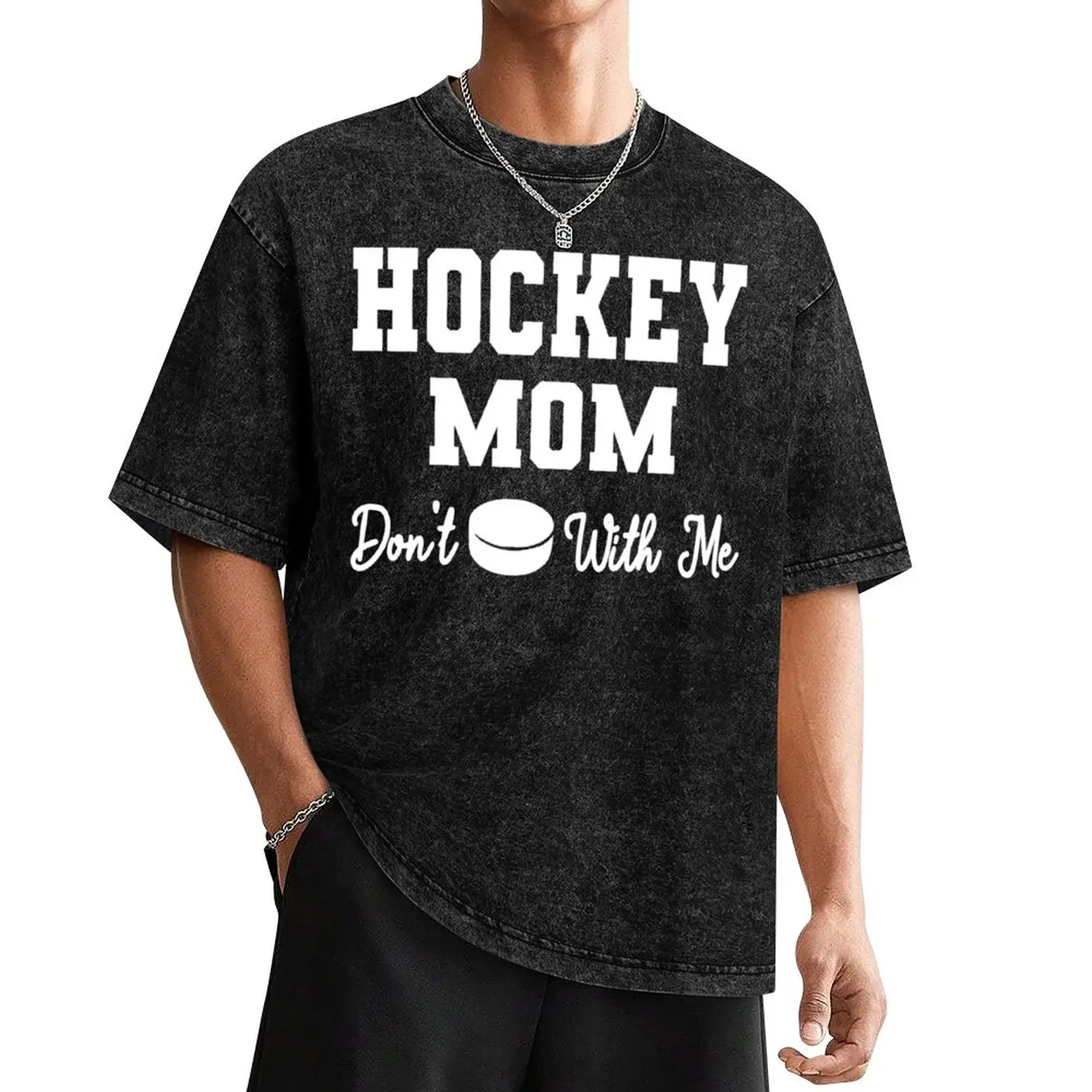 

Hockey Mom Don't Puck With Me T-Shirt Aesthetic clothing customs design your own anime t shirts plain black t shirts men