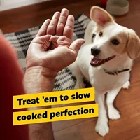Beef Jerky Dog Treats, Premium Quality Raw Protein Warps for Dogs, Bite-Sized Training Treats & Food Topper, Cat Friendly 5