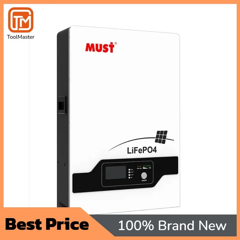 

【Hot Sale】MUST LP1600 SERIES Wall Mounted Lithium Battery LiFePO4 Battery Solar Energy Storage Systems LiFePO4 Battery