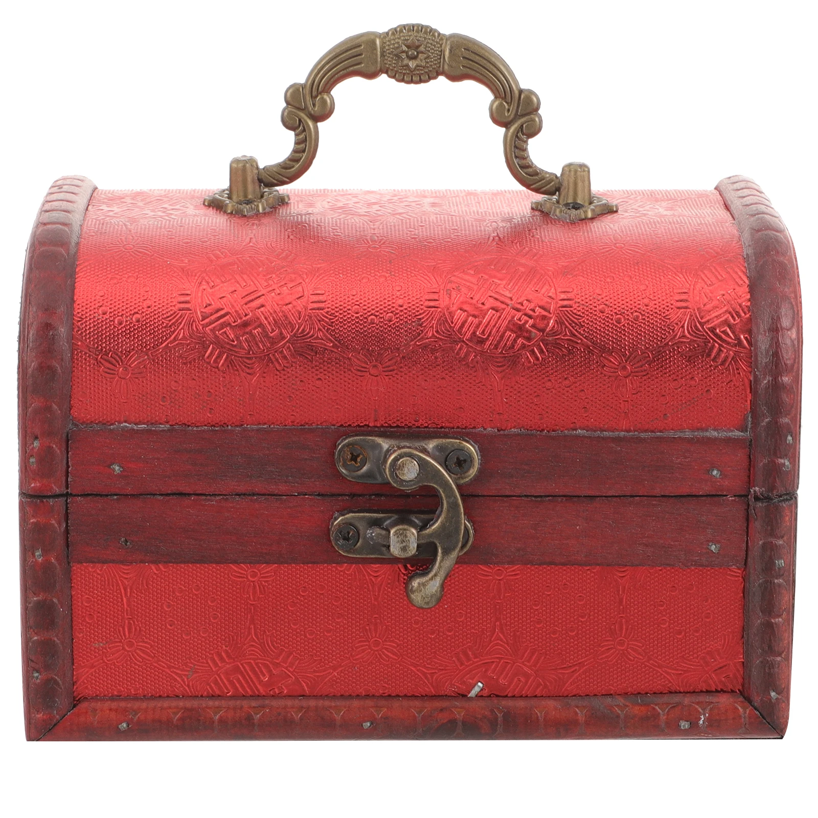 

Decorative Wooden Jewelry Box Retro Trinket Organizer Earring Necklace Bracelet Storage Case Portable Safe Wedding Gift