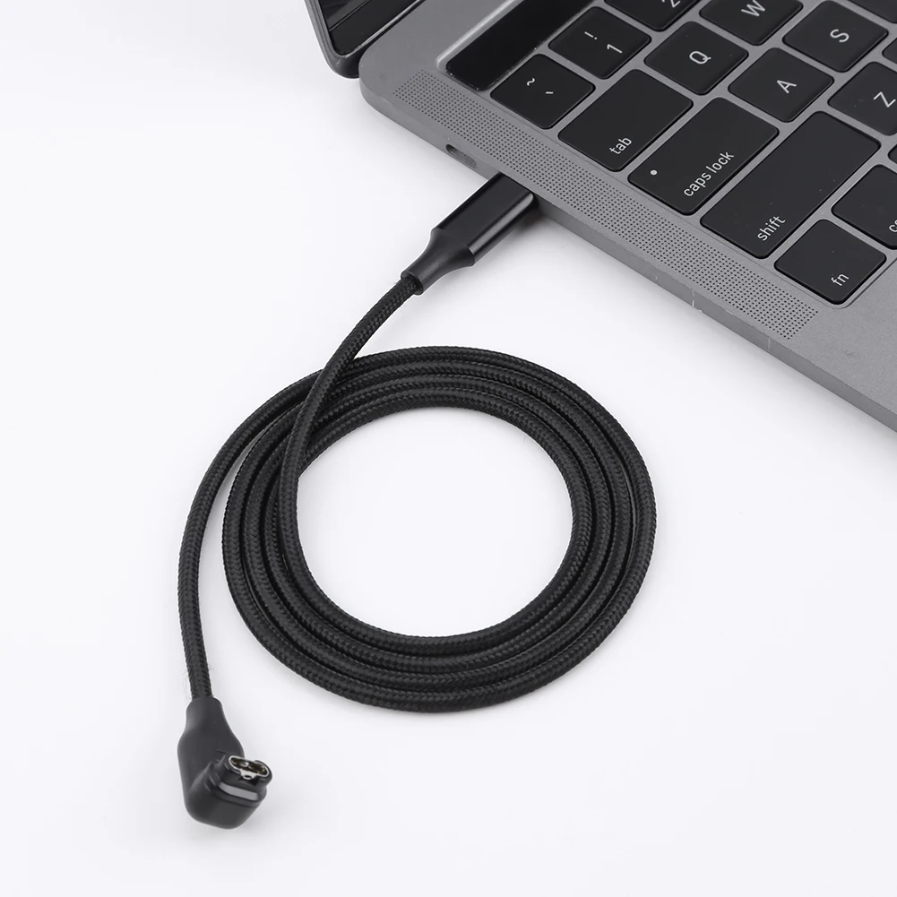USB شحن كابل بيانات الحبل شاحن ل Garmin Fenix 7/7S/7X/6 ساعة ذكية USB C مزامنة البيانات شحن الحبل Forerunner اكسسوارات