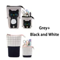 Grey-Black  White