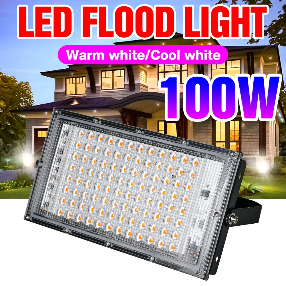 

Светодиодный прожектор для газона, 100 Вт, В переменного тока