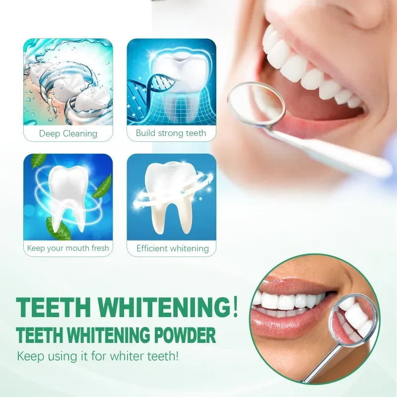 Teeth Whitening Powder Has Whitening Effective Deep Stains Tooth Whiten Fresh Breath Remove Plaque Stains Care Healthy Product