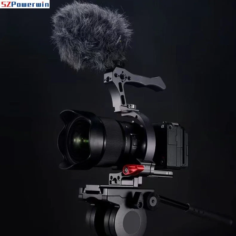 SZPowerwin Semi-Circular Camera Cage Bracket for DSLR/Mirrorless Cameras Can Switching Between Horizontal and Vertical Shooting - Image 4