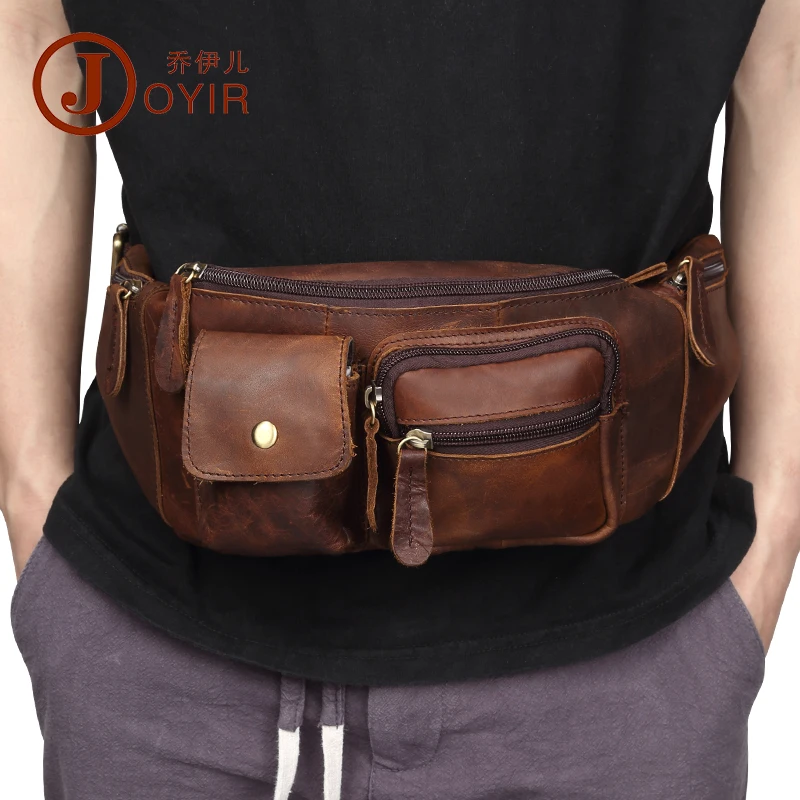 

New 2020 Men's Genuine Leather Crossbody Bag Mad Leather Casual Single Shoulder Sling Bag Vintage Cowhide Trendy Backpack