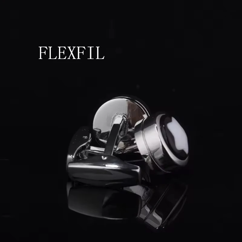 FLEXFIL 1 قطعة أزرار أكمام قميص فاخرة للرجال ماركة أزرار أكمام أزرار أكمام عالية الجودة مستديرة الزفاف abotoaduras مجوهرات Gemelos #1