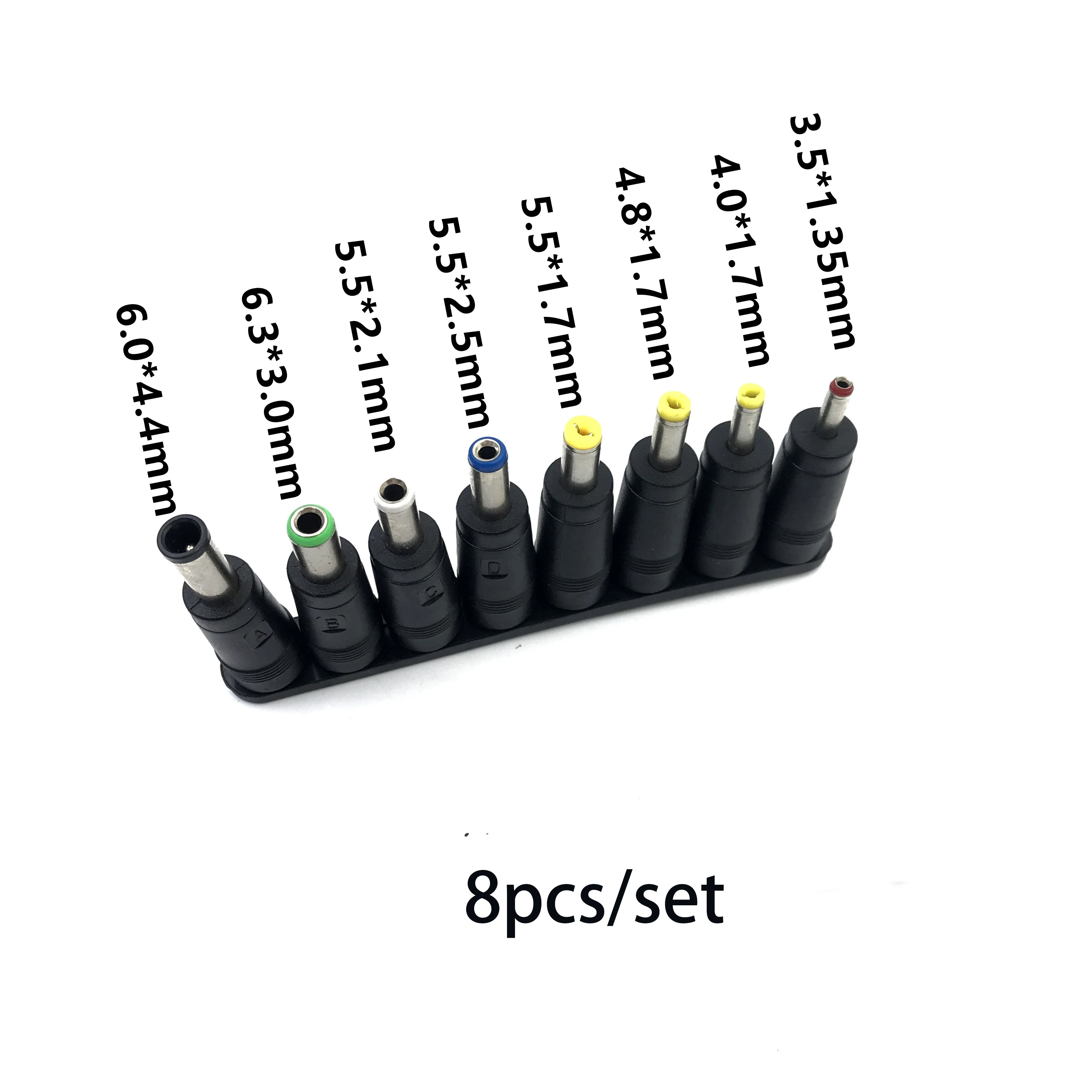 Wtyczka uniwersalna moc DC 5,5x2,5mm z głowicą DC Jack do wtyczka zasilania Adapter do notebooka Laptop kwadratowy rozmiar 7.4*5.0mm