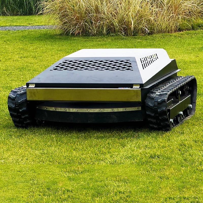 

Индивидуальная газонокосилка на гусеничном ходу с дистанционным управлением, беспроводная, вседорожная, подходит для различных сценариев использования.