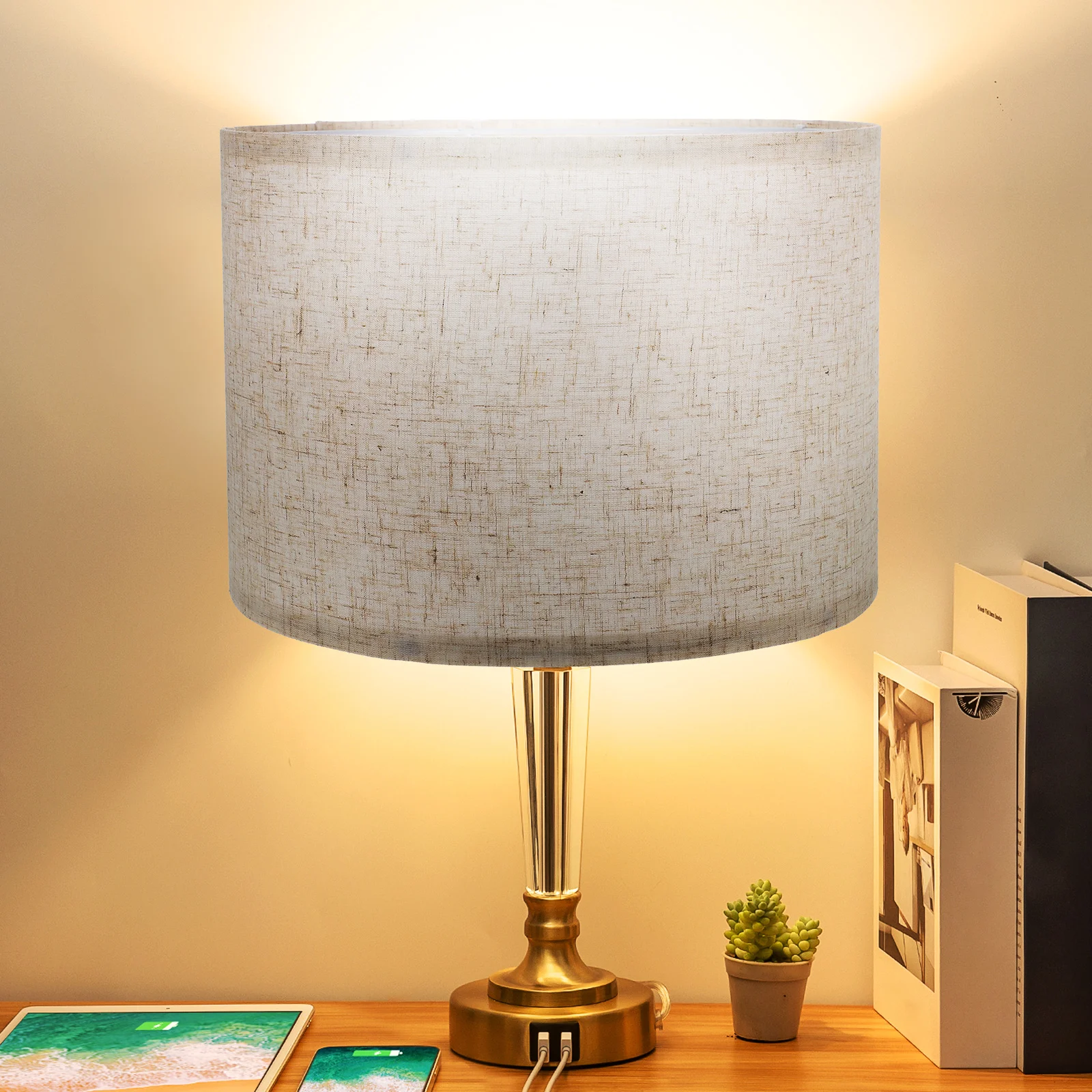 

Detachable Lampshade Table Fabric Flax Linen Light Cover Home Decorative Shade Desktop Chandelier Wall Ceiling Lamp Household