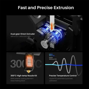 3D Printer Elegoo Neptune 4 Max FDM with print speed up to 500 mm/s, direct gear extruder, 420x420x480mm construction volume 10 Main Sales Printer Kit 3D - №4