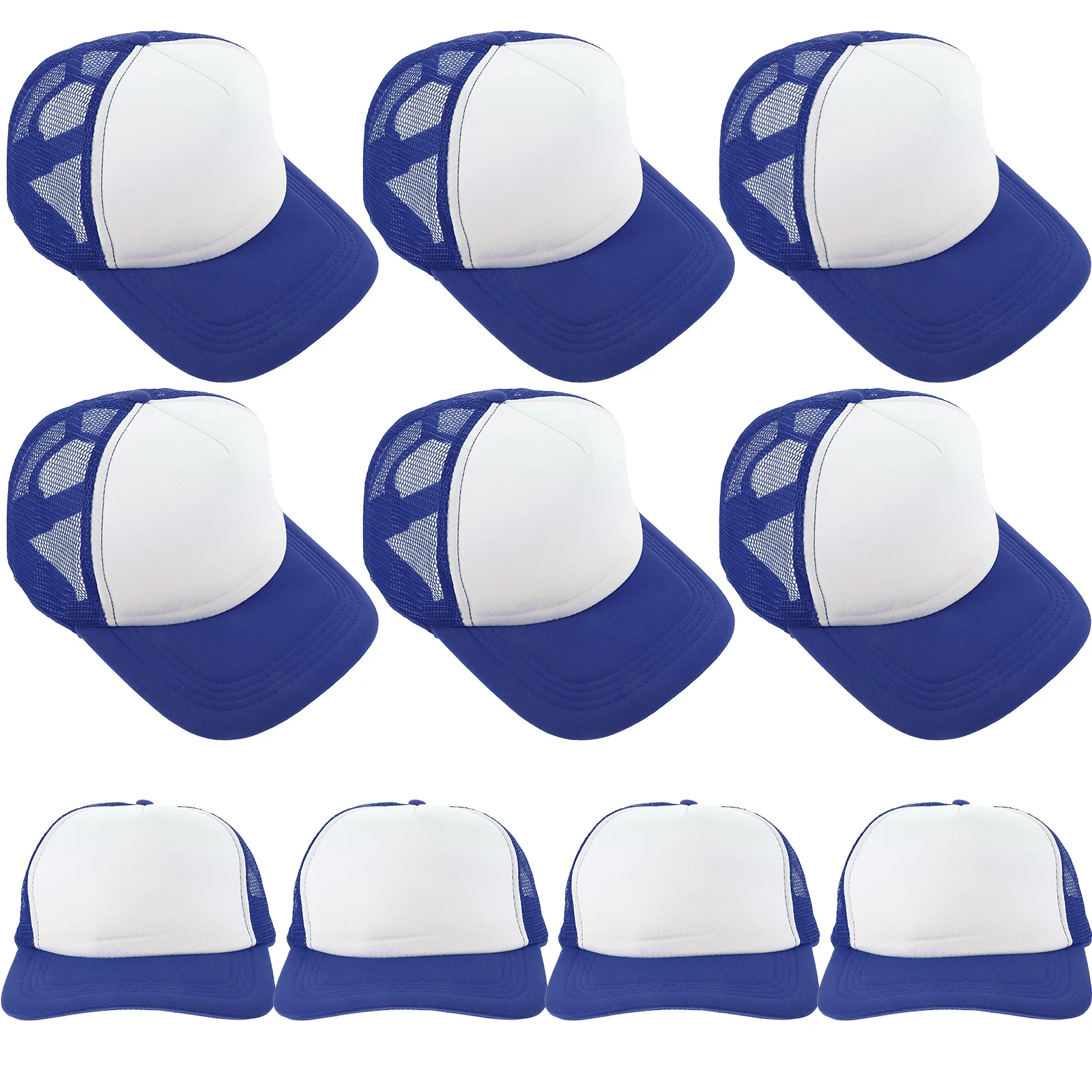 

10pcs Mesh Baseball Caps Black Heat Blank Hats Transfer DIY Mesh Baseball Hat Sublimation Hat Fashion Breathable Cap