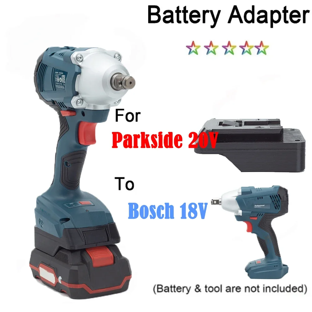 

Battery Convert Adapter for Lidl Parkside X20V Team Li-ion to for BOSCH 18V Power Tools (Not include tools and battery)