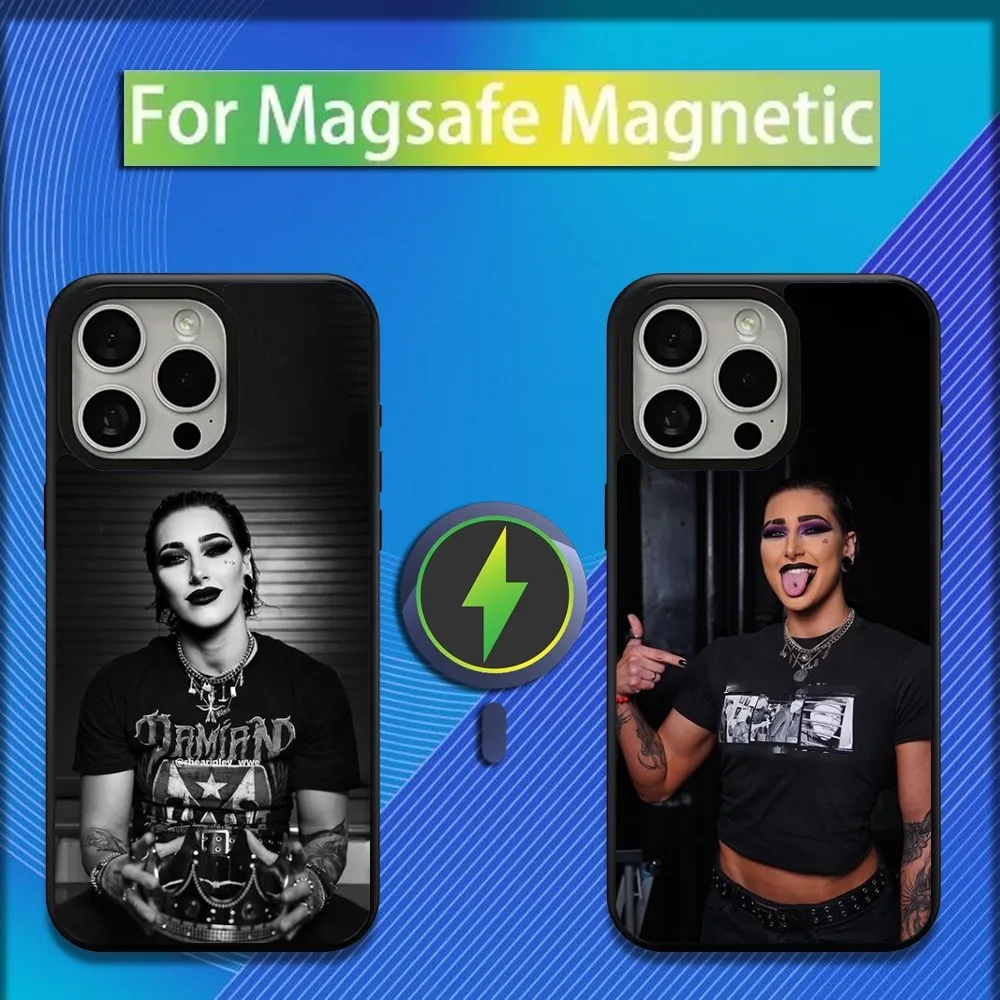 

Rhea Ripley Phone Case For iPhone 16,15,14,13,12,11,Plus,Pro,Max,Mini Magsafe Magnetic Wireless Charging