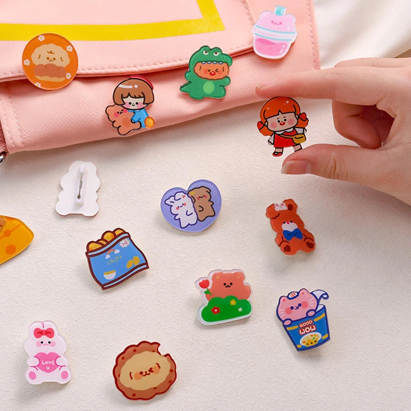Customized acrylic brooch, pin, clothing, backpack hanging decoration, cartoon animation, celebrity merchandise, cultural and cr