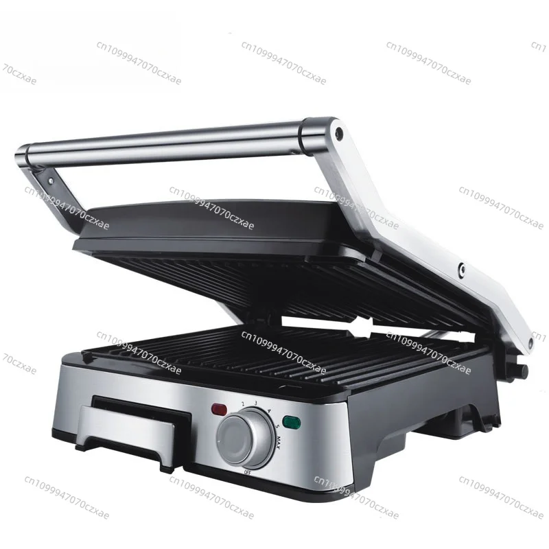 Household Barbecue Electric Baking Pan, Light Oil and Less Smoke Multi-function 1800w High-power Quick Heating