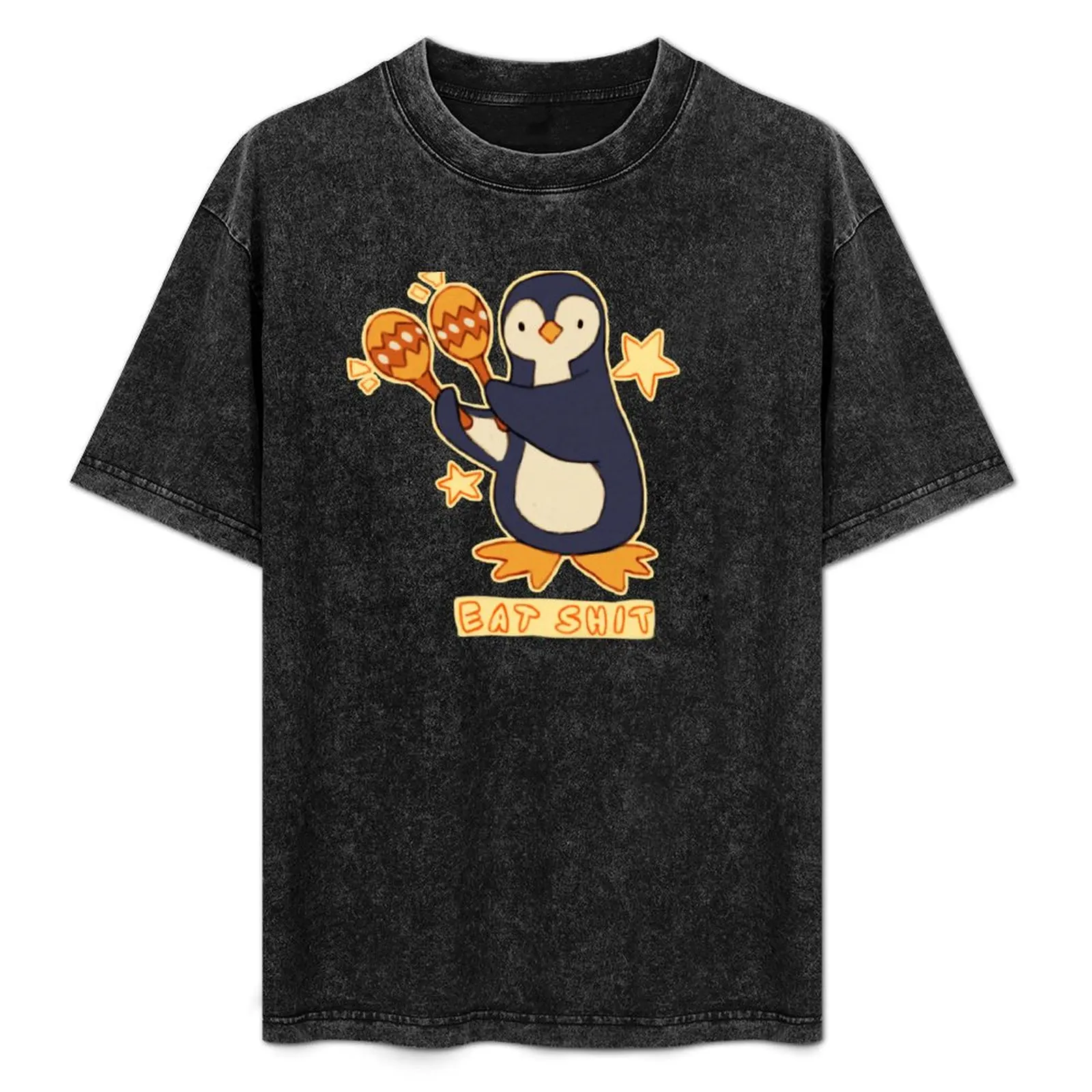 Camiseta Penguin's Unmannerly Maracas, camiseta básica ligera de manga corta