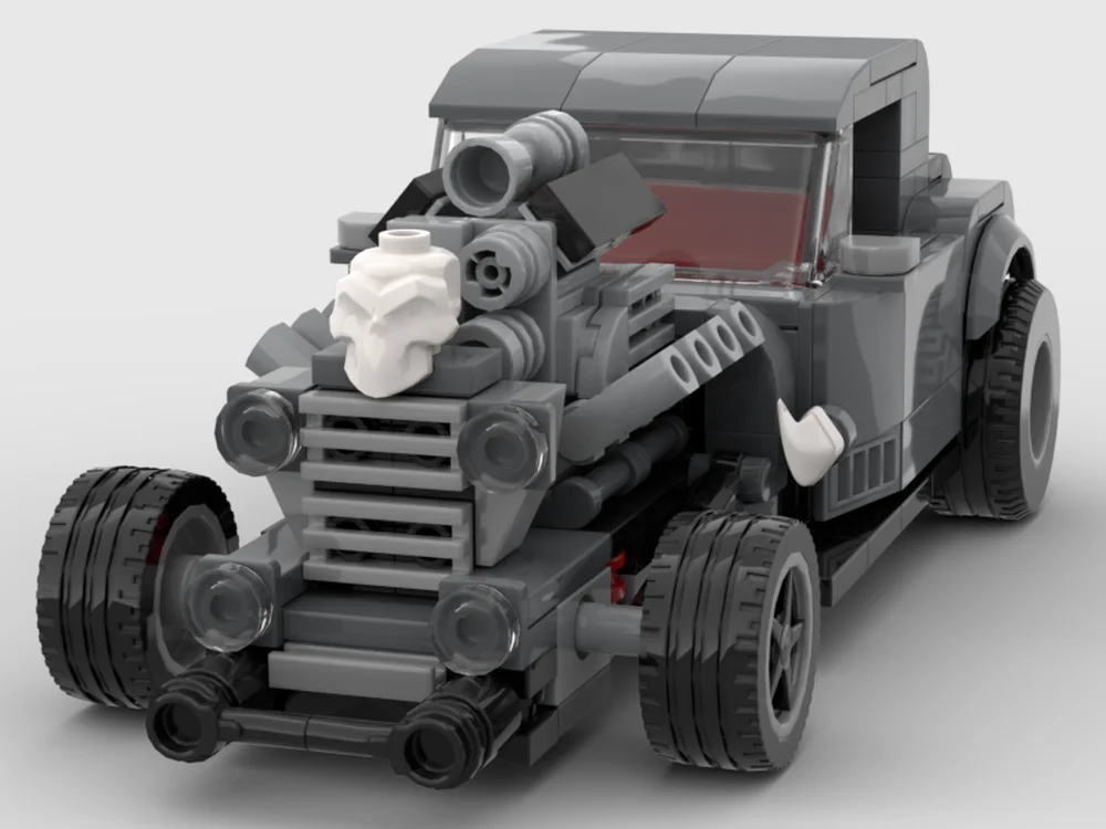 

Детали MOC-281, строительные блоки, модели автомобилей, спортивные автомобили, хот-бар, классические игрушки-автомобили, подарки на Рождество и день рождения для мальчиков