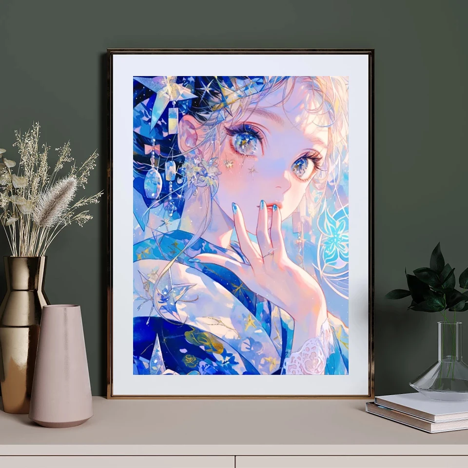 DIY Diamond Art Painting Collection 2024 Japanese Cartoon Anime Girl Embroidery Cross Stitch 5D Diamond Mosaic Home Decoration