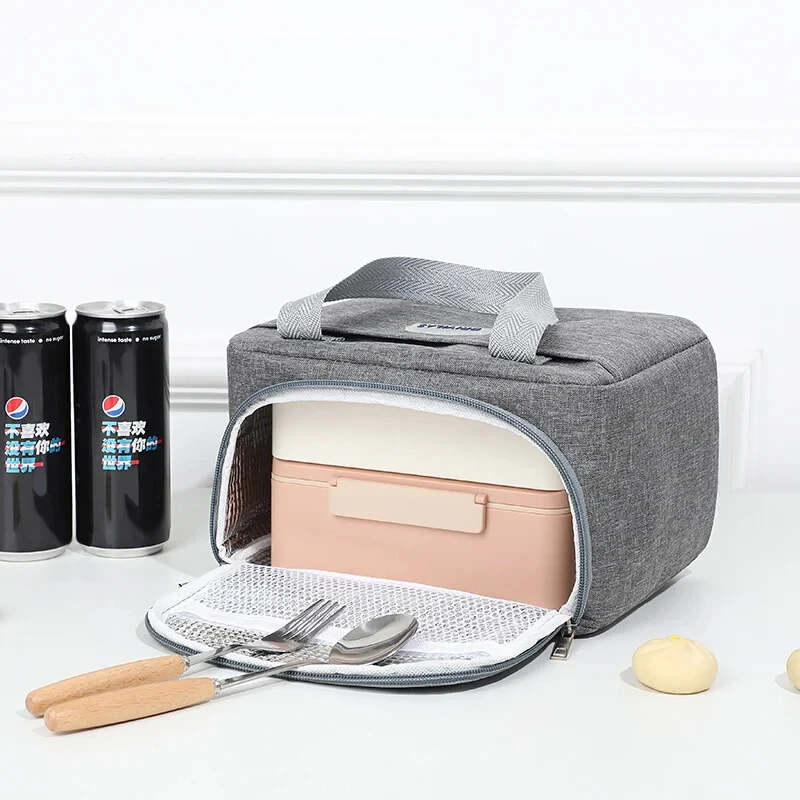 Borsa per il pranzo portatile nuova borsa termica per il pranzo borsa termica borsa per la conservazione degli alimenti per la scuola Bento Pouch