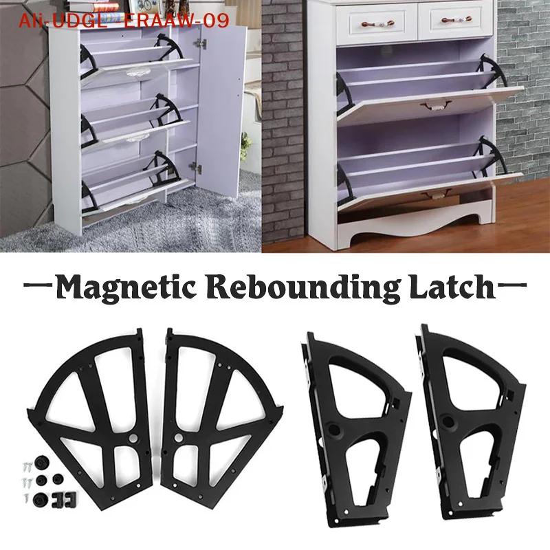 2PCS 3 Size Shoe Cabinet Hinges Steel Shoe Rack Shelf Flip Rack Hardware Frame Shoe Rack Hinges Durable