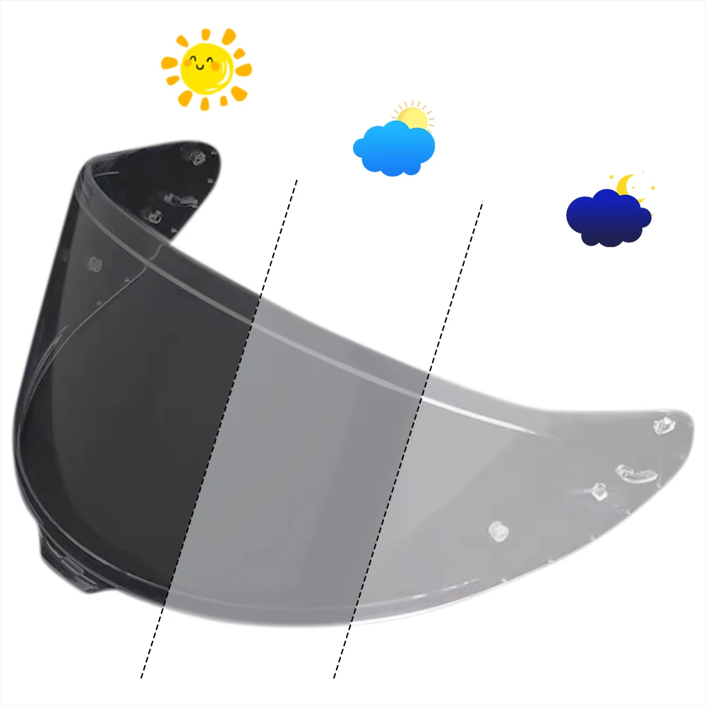 

helmet Photochromic Visor Anti-UV PC visor Lens Z8 X15 hromic Smoke Dark Replacement Visor For SHOEI X15 RF-1400 Z-8 CWR-F2 NXR2