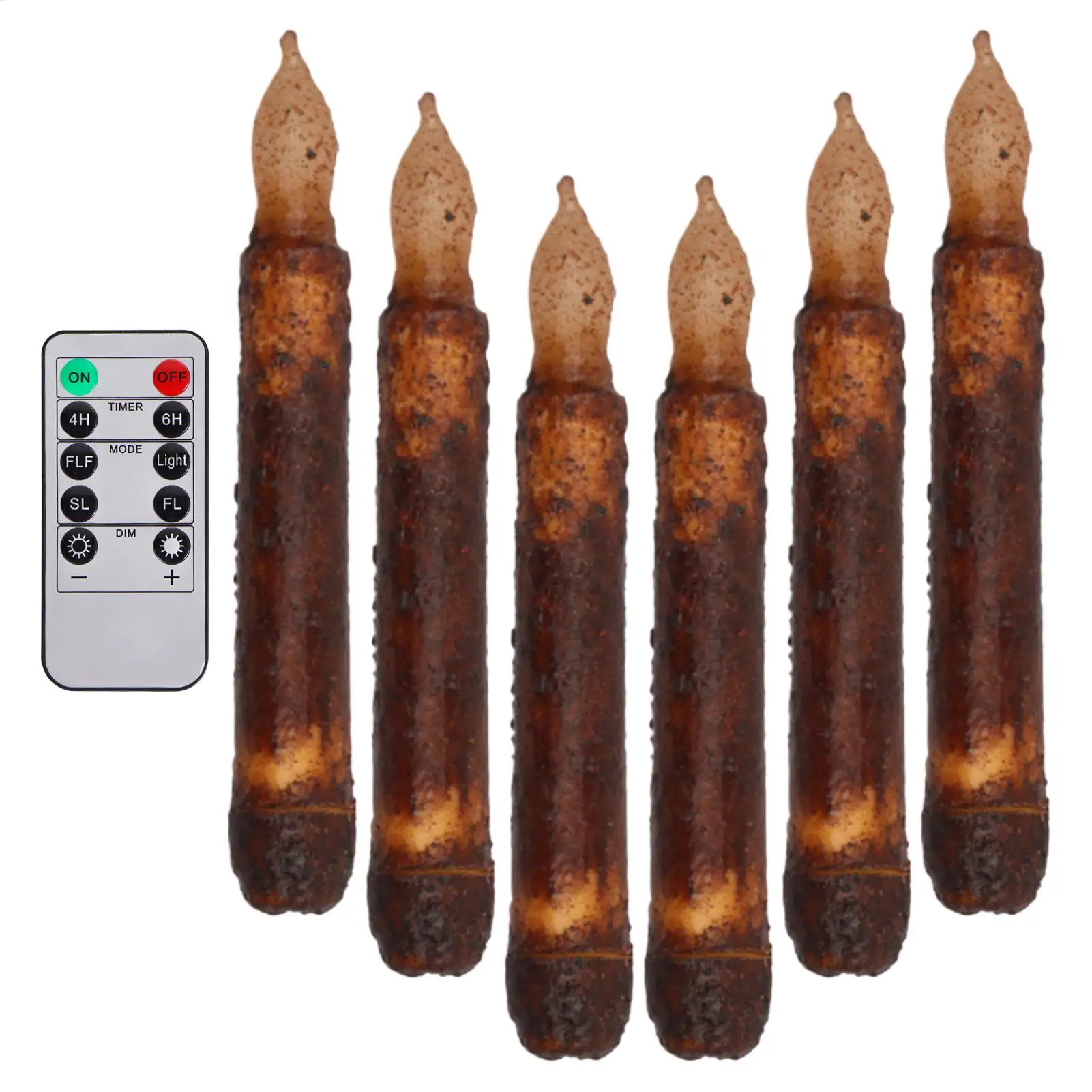 Fake Candles Battery Operated Realistic with Remote and Timer Flameless Candles with Remote for Winter Wedding Dinner Fireplace