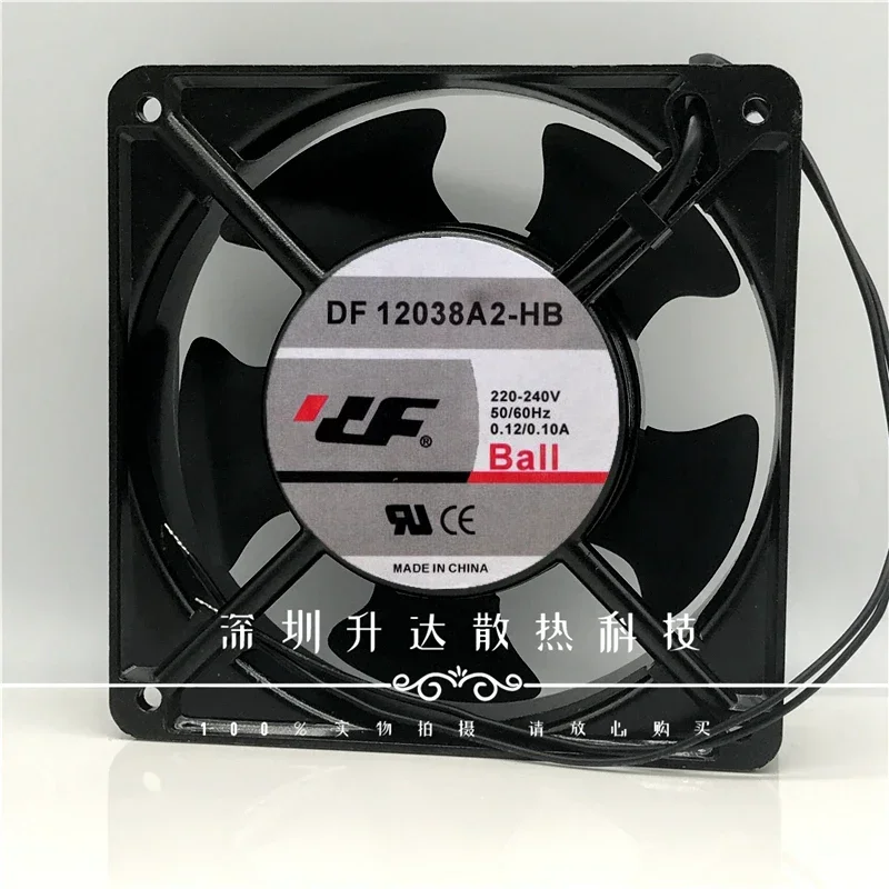 Brand new genuine DF12038A2-HB/HS 220V 12cm 0.13a CNC machine tool cooling fan