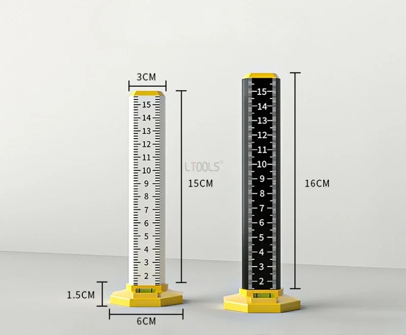 Light Steel Keel Suspended Ceiling Leveling Special Ruler Equal Height Level Ruler Dual Purpose Magnetic Wall Past Tile Lay Tool