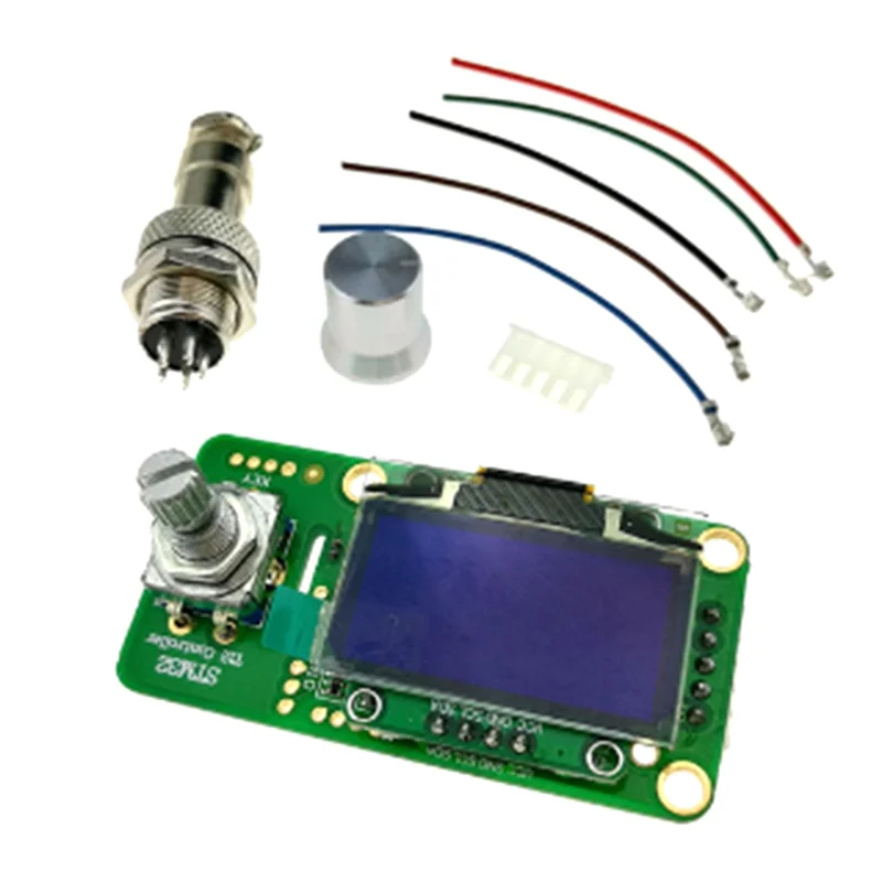 STM32 2.1S OLED T12 Solder Iron Temperature Controller Welding Tools Electronic Soldering Wake-Sleep Shock 110-240V(B)