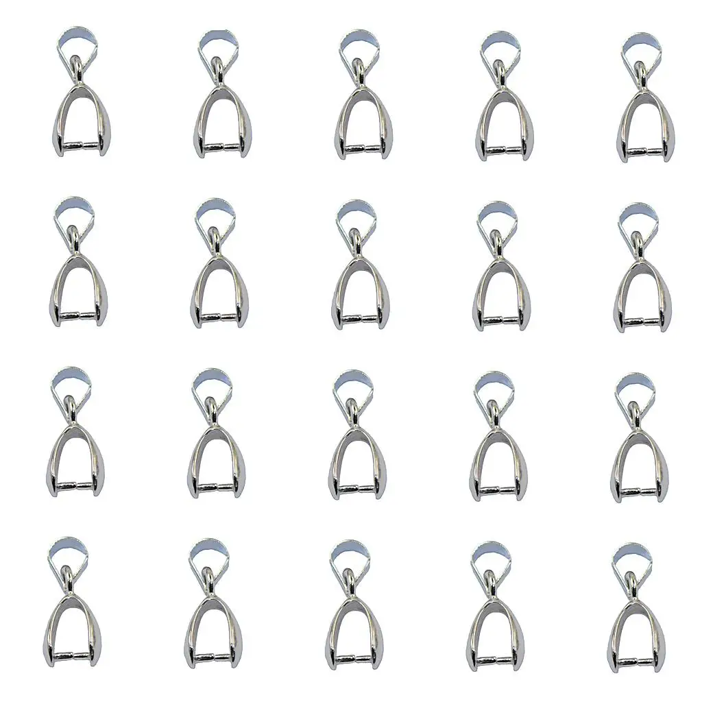 

20pcs Pinch Bails 12mm Fashion Necklace Bracelets Pinch Accessory