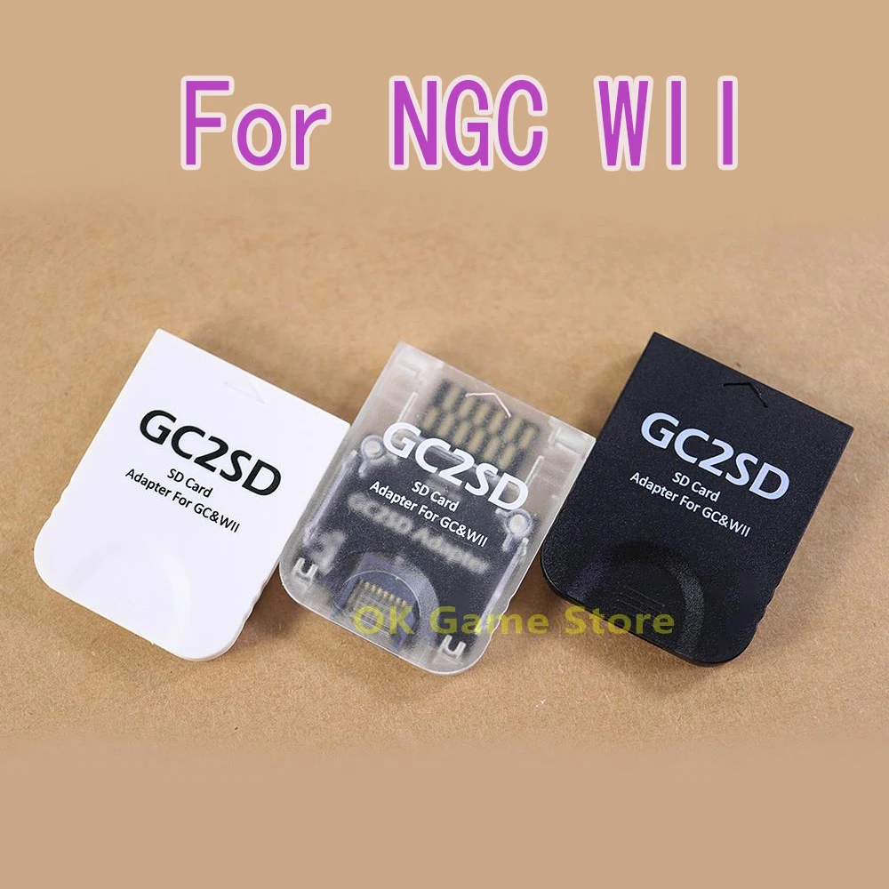 Сменный адаптер для чтения карт памяти GC2SD Micro SD, адаптер для карт памяти TF для NGC и игровой консоли Wii