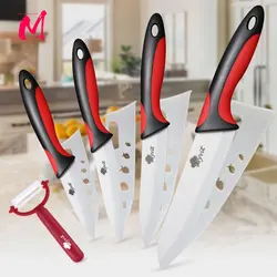 Ceramic Knife Kitchen Knives 3 4 5 6 inch Chef Paring Fruit Vegetable Utility Slicer Knife White Blade Cooking Set