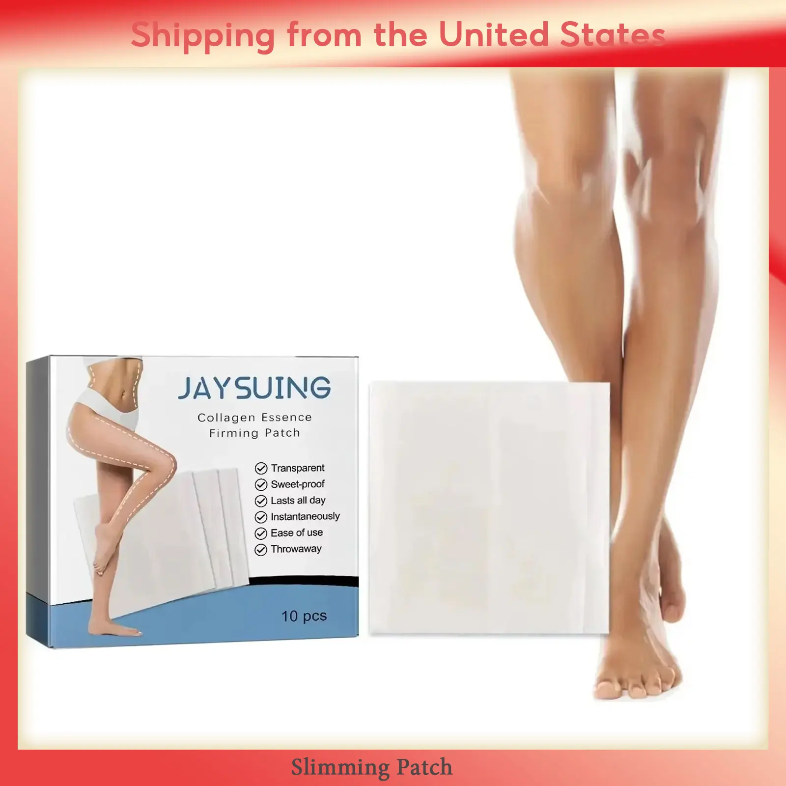 Slim-ming Patch Lose We-ight Anti Cellulite F-at Bur-ning Lift Firming Inner Thigh Body Shaping Tighten Thin Leg Sticker