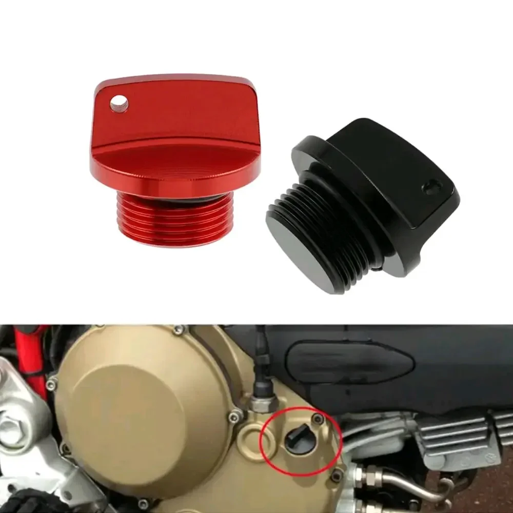 M20*2.5 Sekrup Pembuangan Oli Bagian Penutup Tangki Bahan Bakar Gas Sepeda Motor CNC Modifikasi Tutup Oli Mesin untuk Honda Suzuki Kawasaki