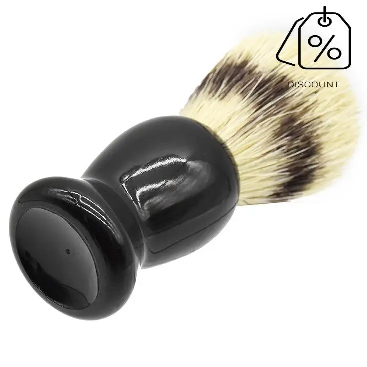 Soft Boar Bristle Wood Beard Brush Hairdresser Shaving Tool Men Mustache Comb Kit Shaving Stand Holder Set-AT30