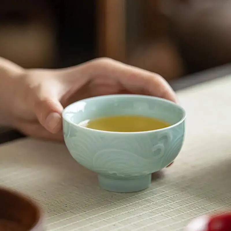   كوب تخمير الشاي المقاوم للحرارة، كوب سيراميك رئيسي، كوب تخمير شاي الكونغ فو، كوب شخصي، كوب شاي، كوب تذوق غرفة الشاي
