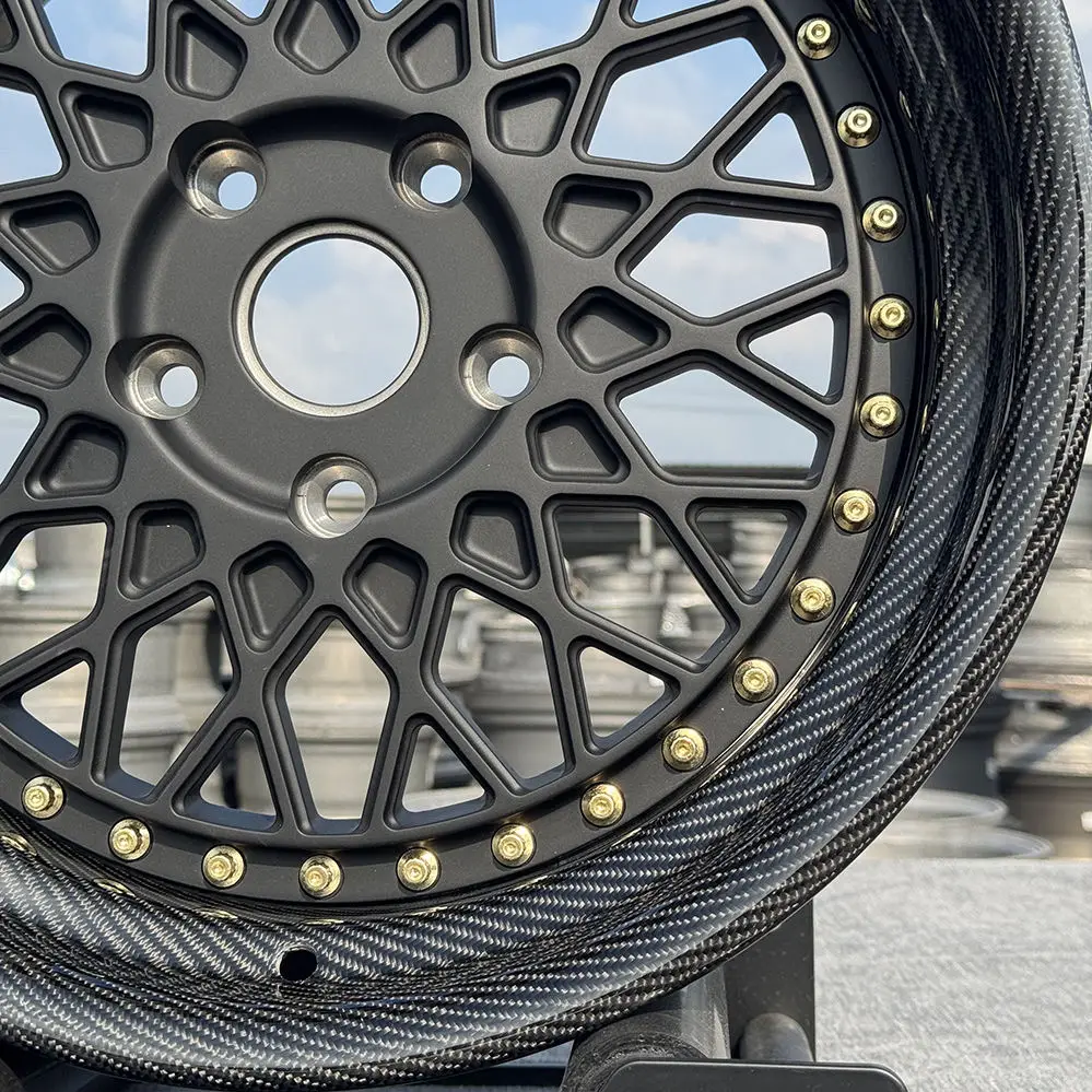 Factory Custom Carbon Fiber Forged Wheels 19 20 21 22 23 24 Inch 2-piece Deep Dish 5x112 5x120 5x114.3 5x130  Wheel Rims