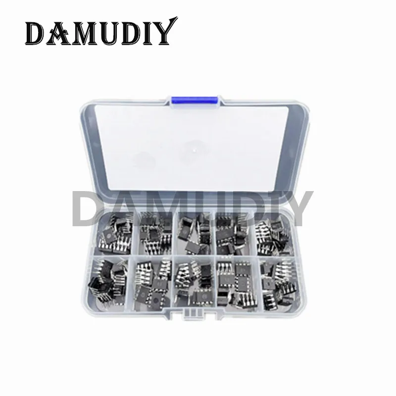 100pcs/lot  In common use DIP IC kit NE555 UC3842 UC3843 UC3845 24C02 24C04 24C08 24C16 24C32 24C64 DIP  each 10pcs