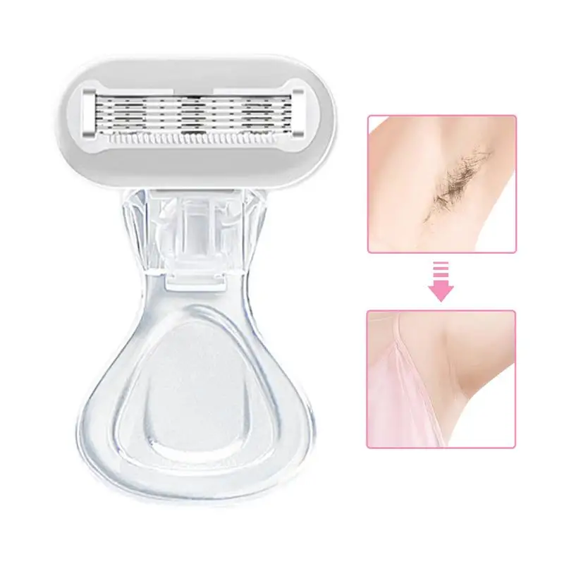 Women Safety Razor With Handle Shaving Blades Female Male Body Private Parts Underarm Hair Removal Tool Smooth Shaver tool