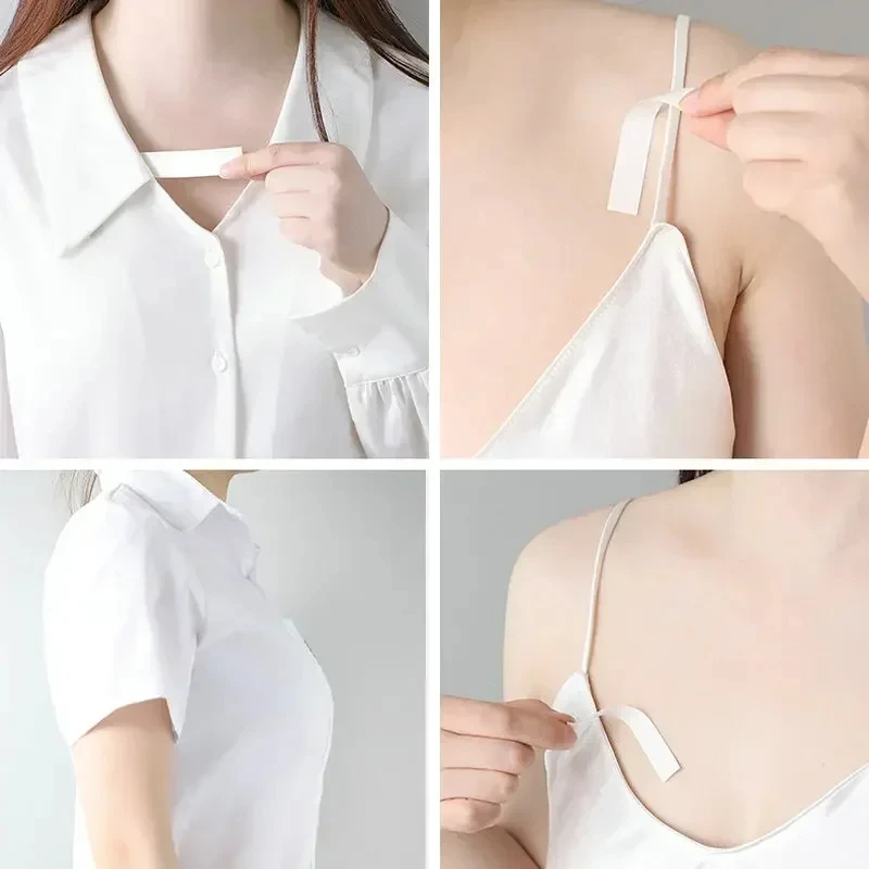 36 Pcs Clear Double Sided Tape for Women Sticky Clothing Dress Body Transparent Strong Adhesive for All Skin Tones and Fabric